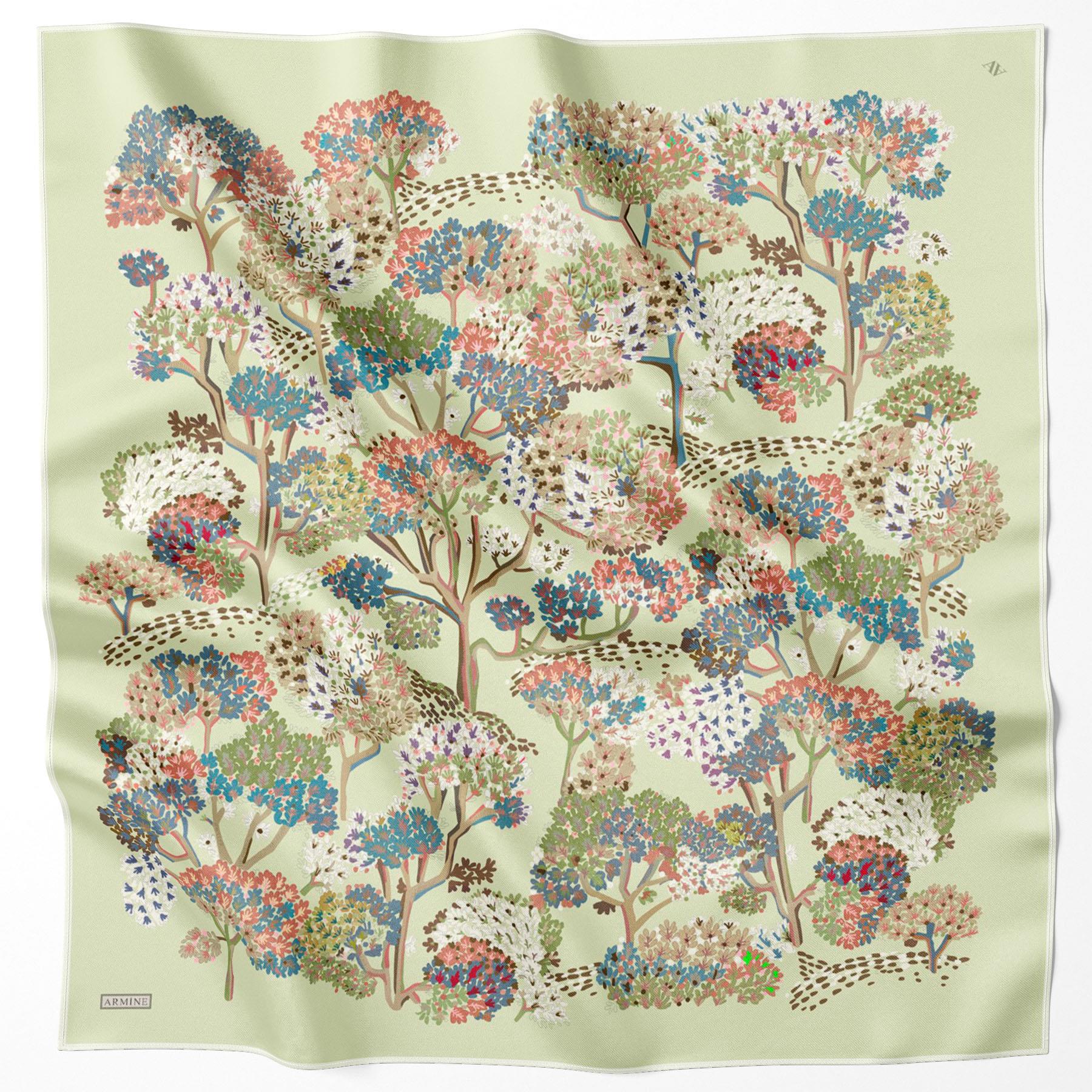 Armine Silk Scarf 2024/2025 Fall-Winter - 9209D-80 - Satin