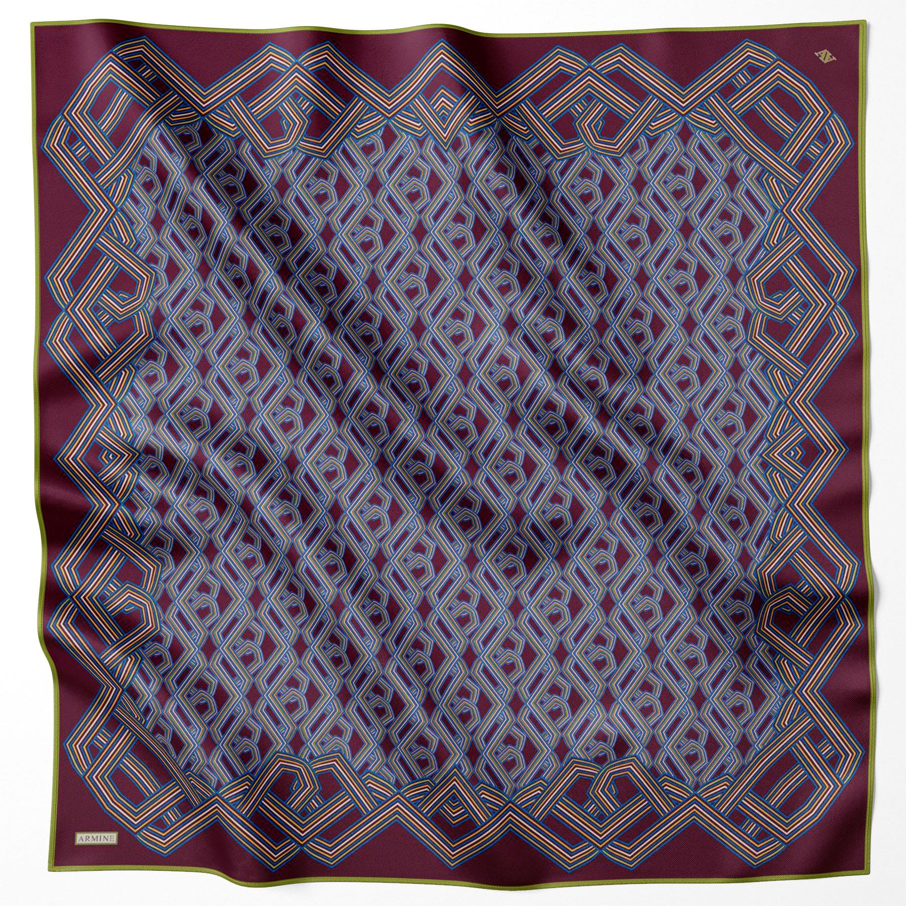 Armine Silk Scarf 2024/2025 Fall-Winter - 9213D-84 - Satin