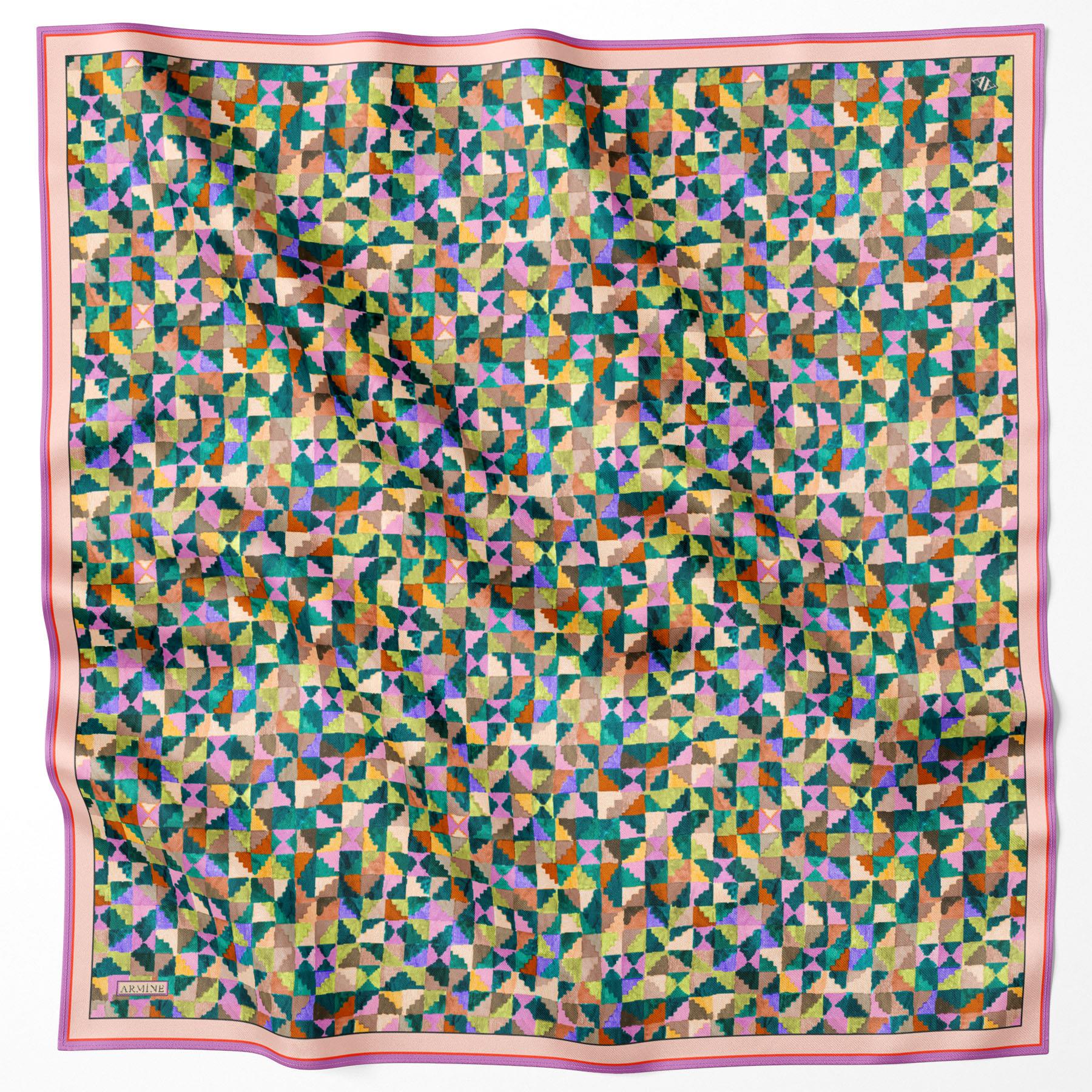 Armine Silk Scarf 2024/2025 Fall-Winter - 9214D-35 - Satin