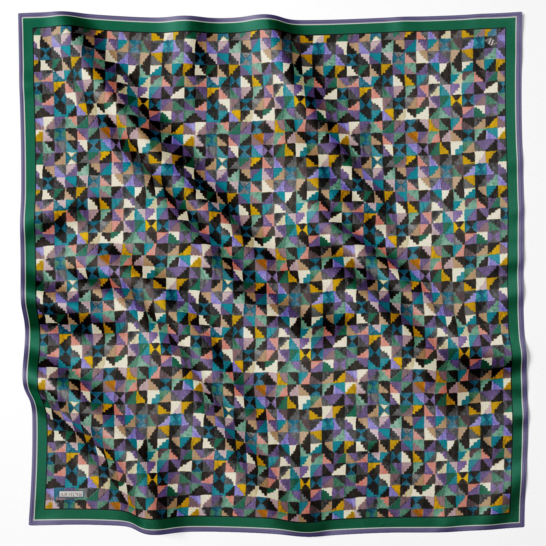 Armine İpek Eşarp - 9214D-85 - Tivil
