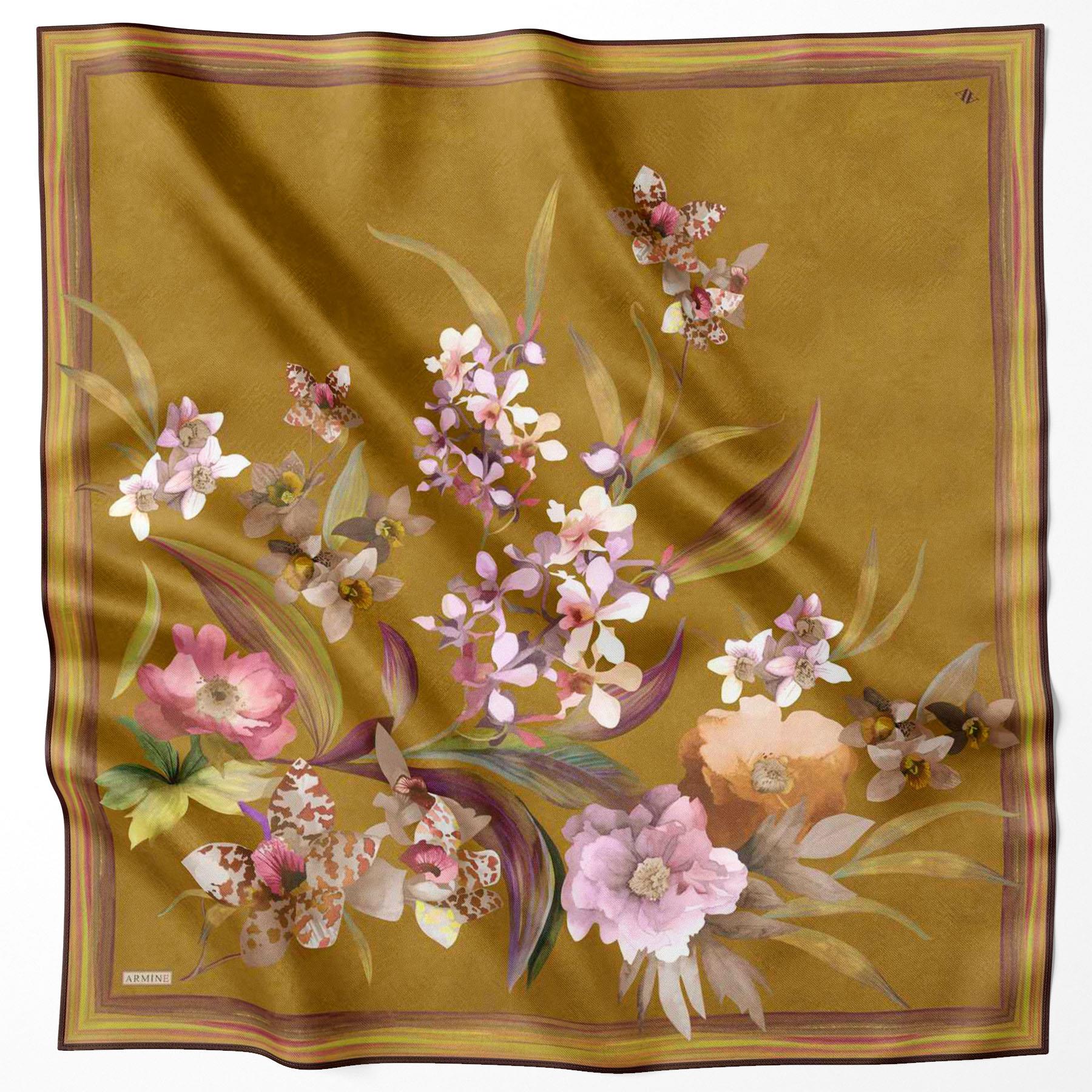 Armine Silk Scarf 2024/2025 Fall-Winter - 9215D-50 - Satin