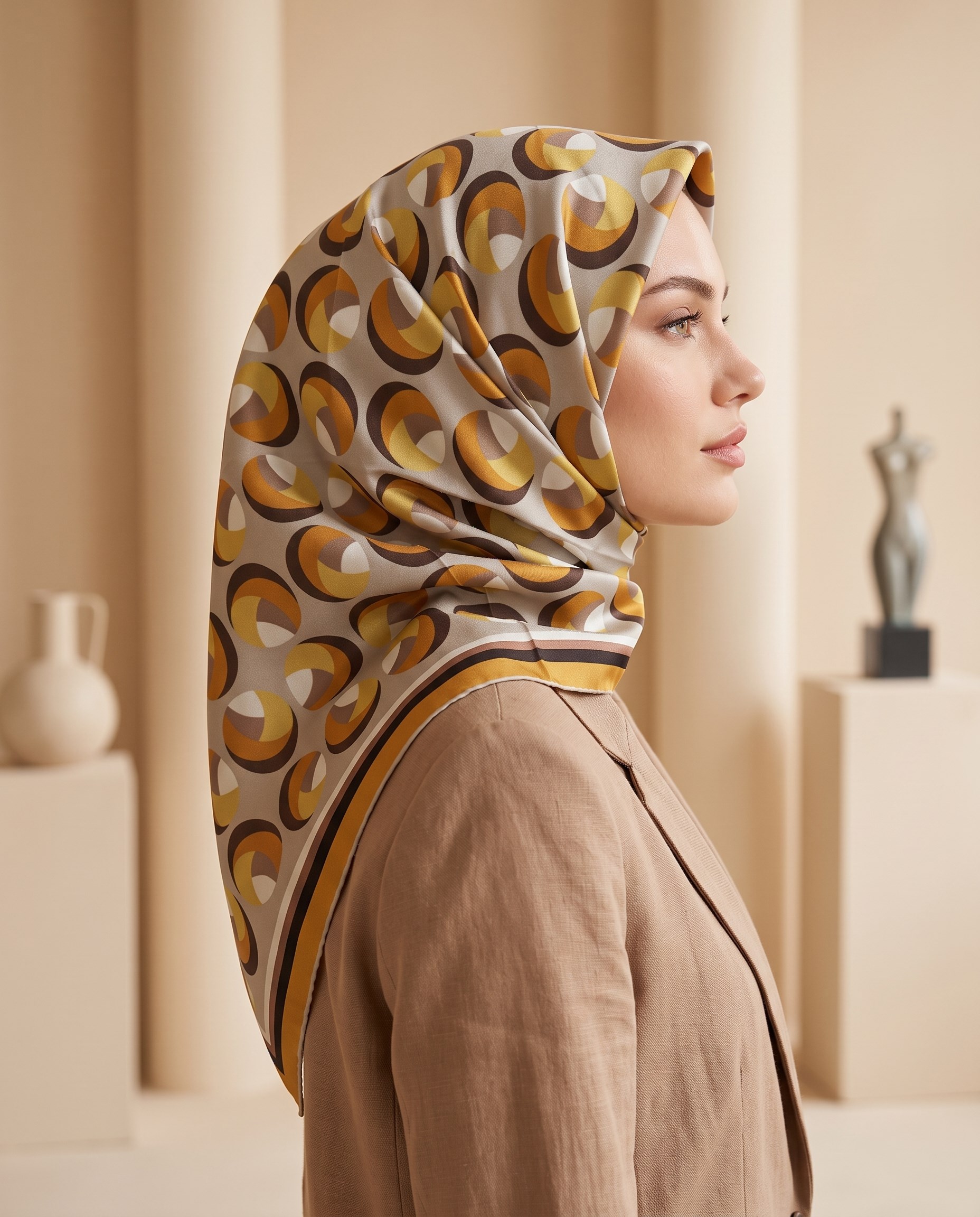 Armine Silk Scarf 2024/2025 Fall-Winter - 9119D-38 - Twill
