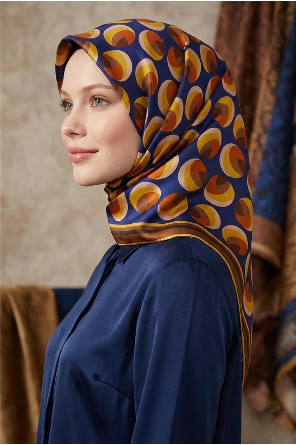 Armine İpek Eşarp - 9219D-50 - Tivil