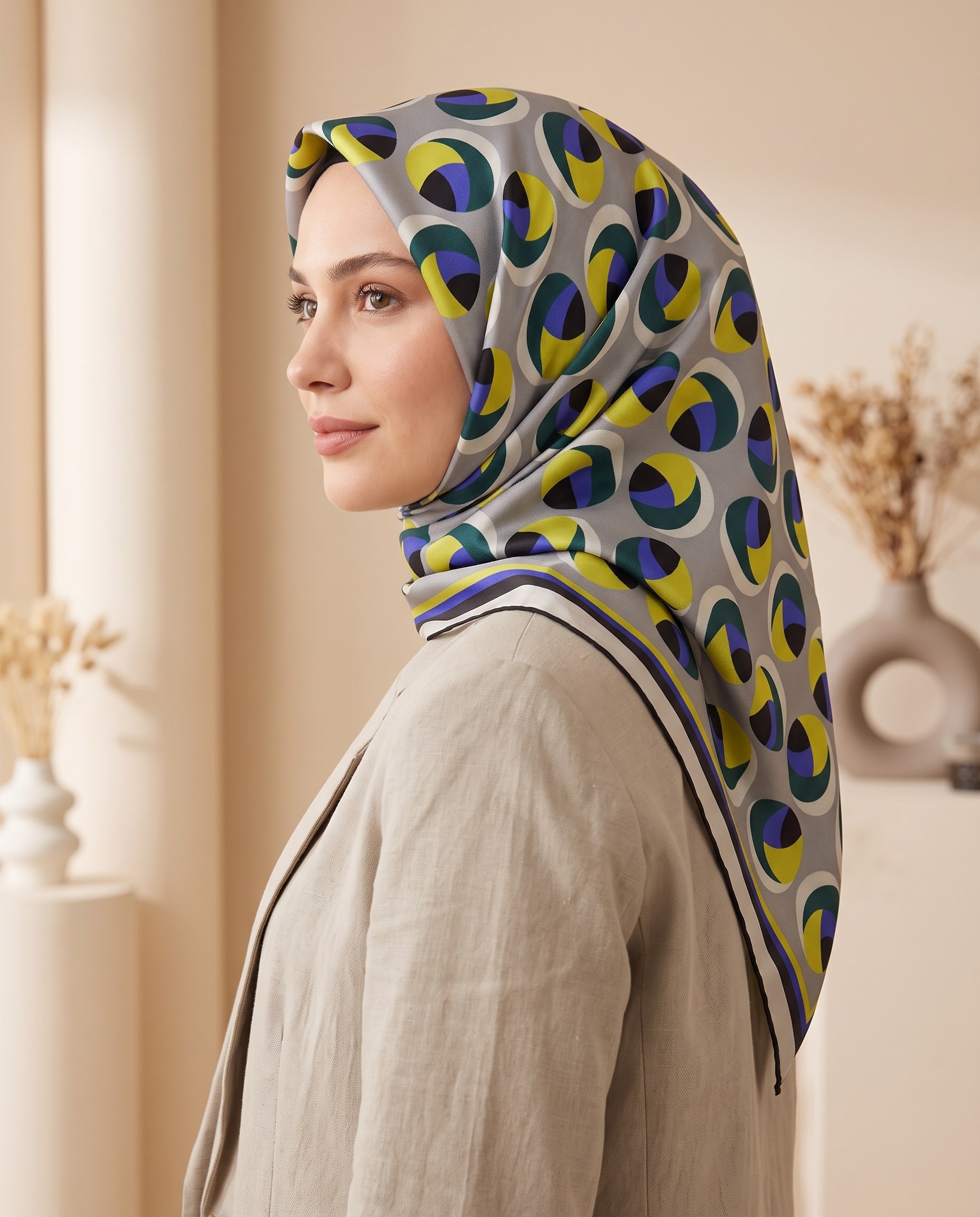 Armine İpek Eşarp - 9219D-82 - Sura