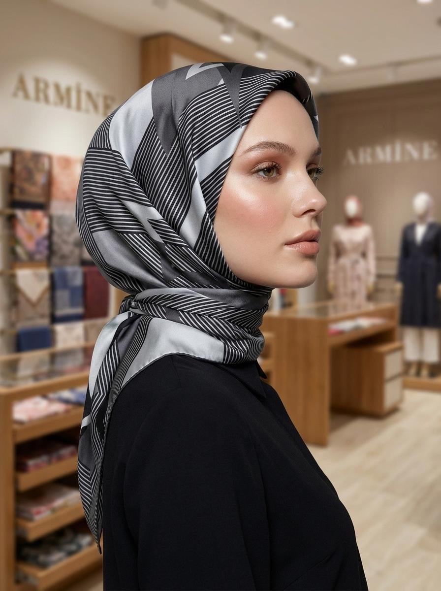 Armine Silk Scarf 2024/2025 Fall-Winter - 9254D-08 - Twill
