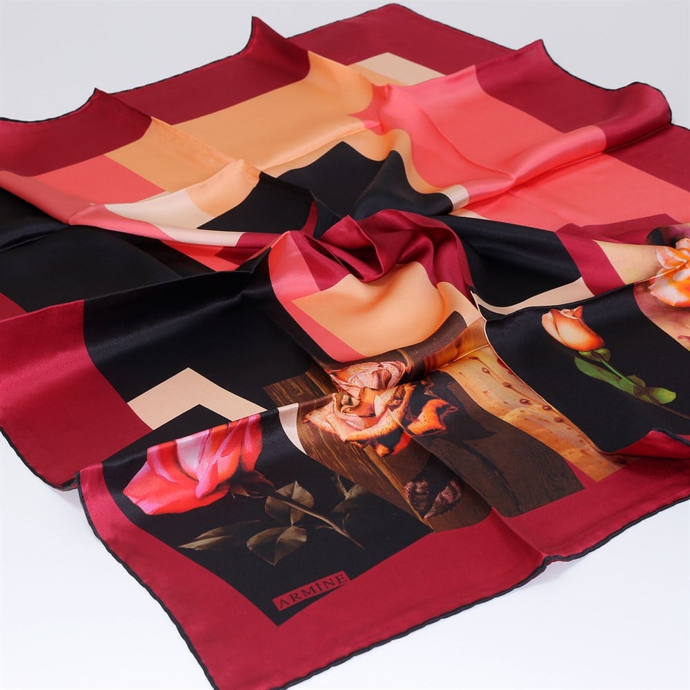 Armine Silk Scarf - 1006D 01 - Satin