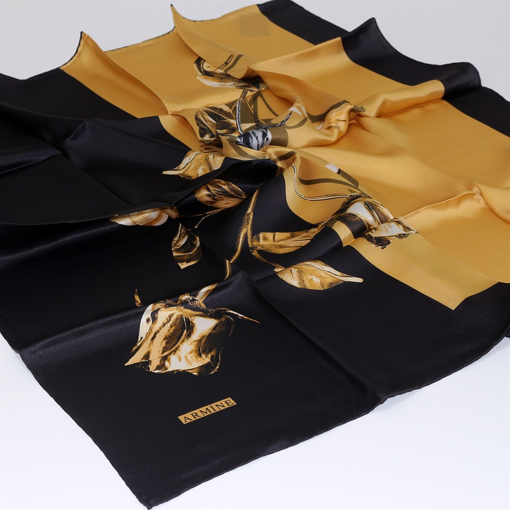 Armine Silk Scarf - 1014D 01 - Satin