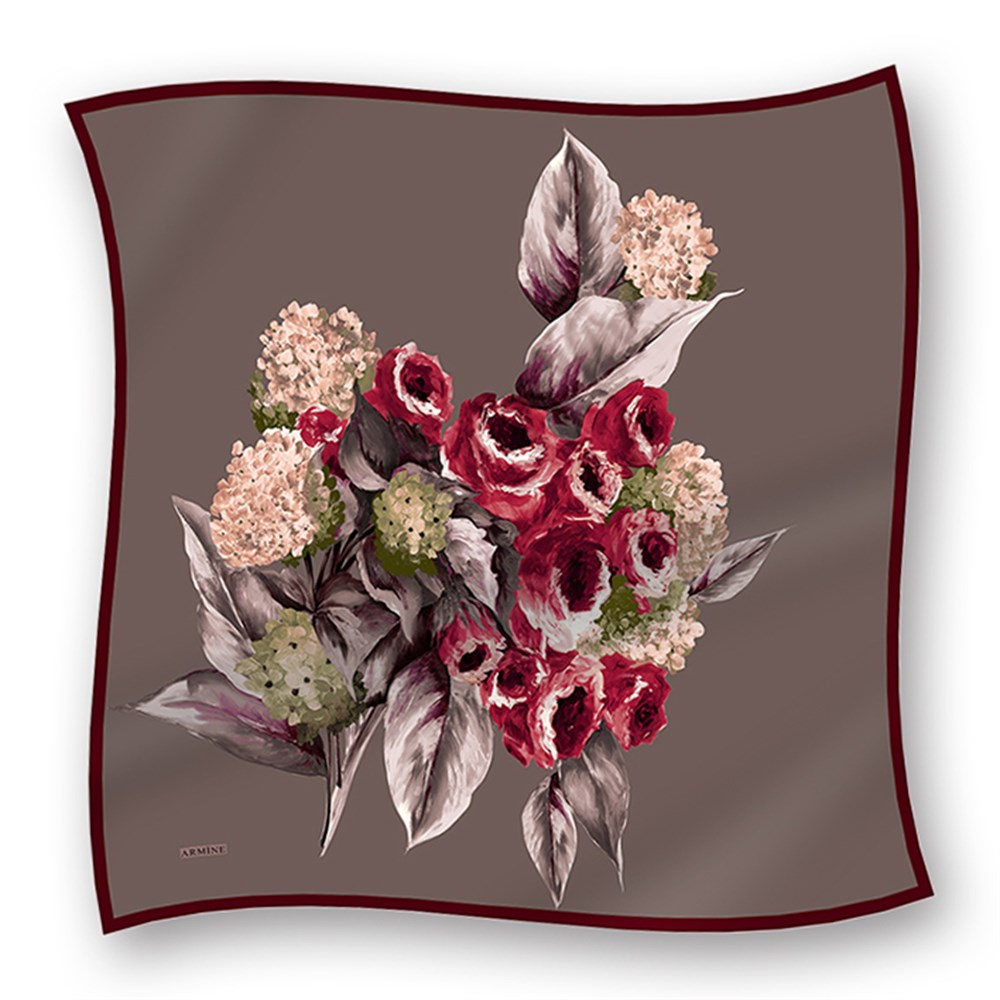 Armine Silk Scarf - 7245D 31 - Twill