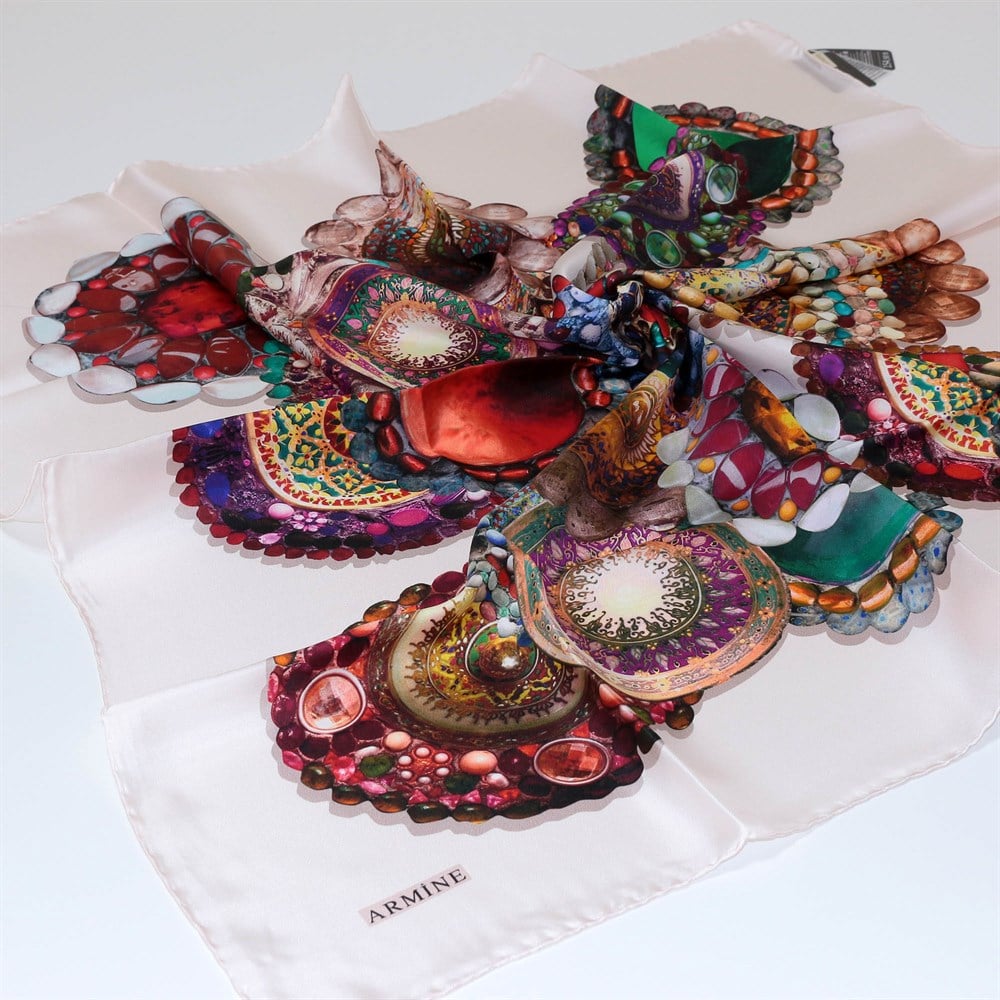 Armine Silk Scarf - 7405 55 - Twill