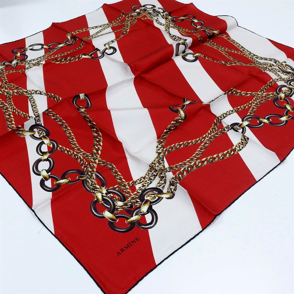 Armine İpek Eşarp - Nostalji Serisi - 7832D-46 - Tivil