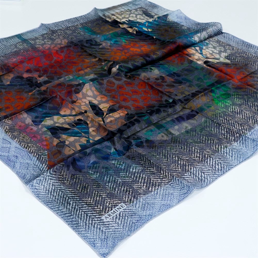 Armine Silk Scarf - 8201D 32 - Satin