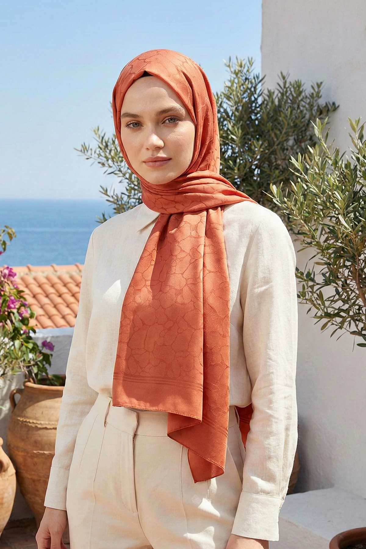 Armine Jakarlı Safir Şal - AT1SFR - 38 - Renk