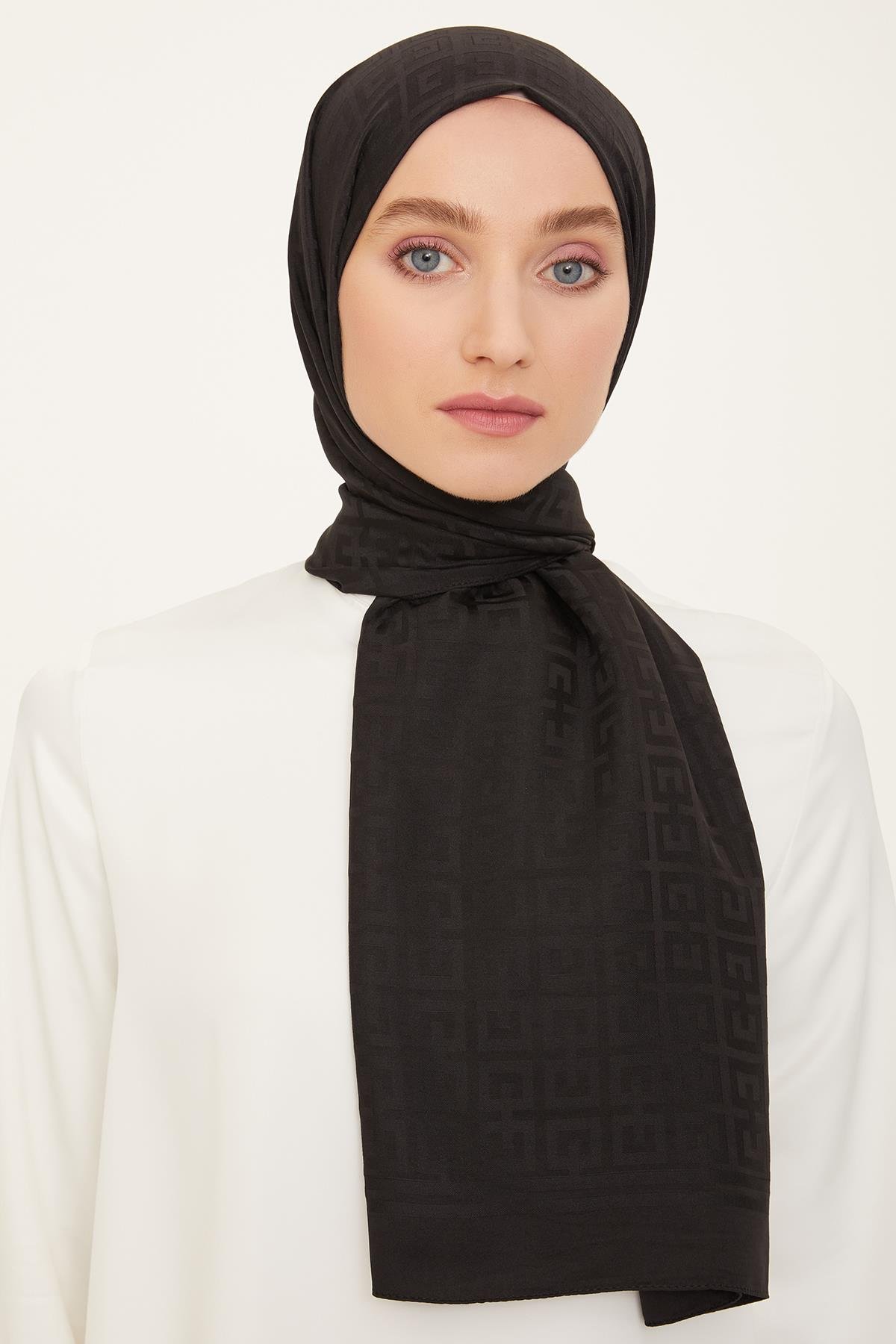 Armine Jakarlı Safir Şal - AT2SFR - 30 - Renk