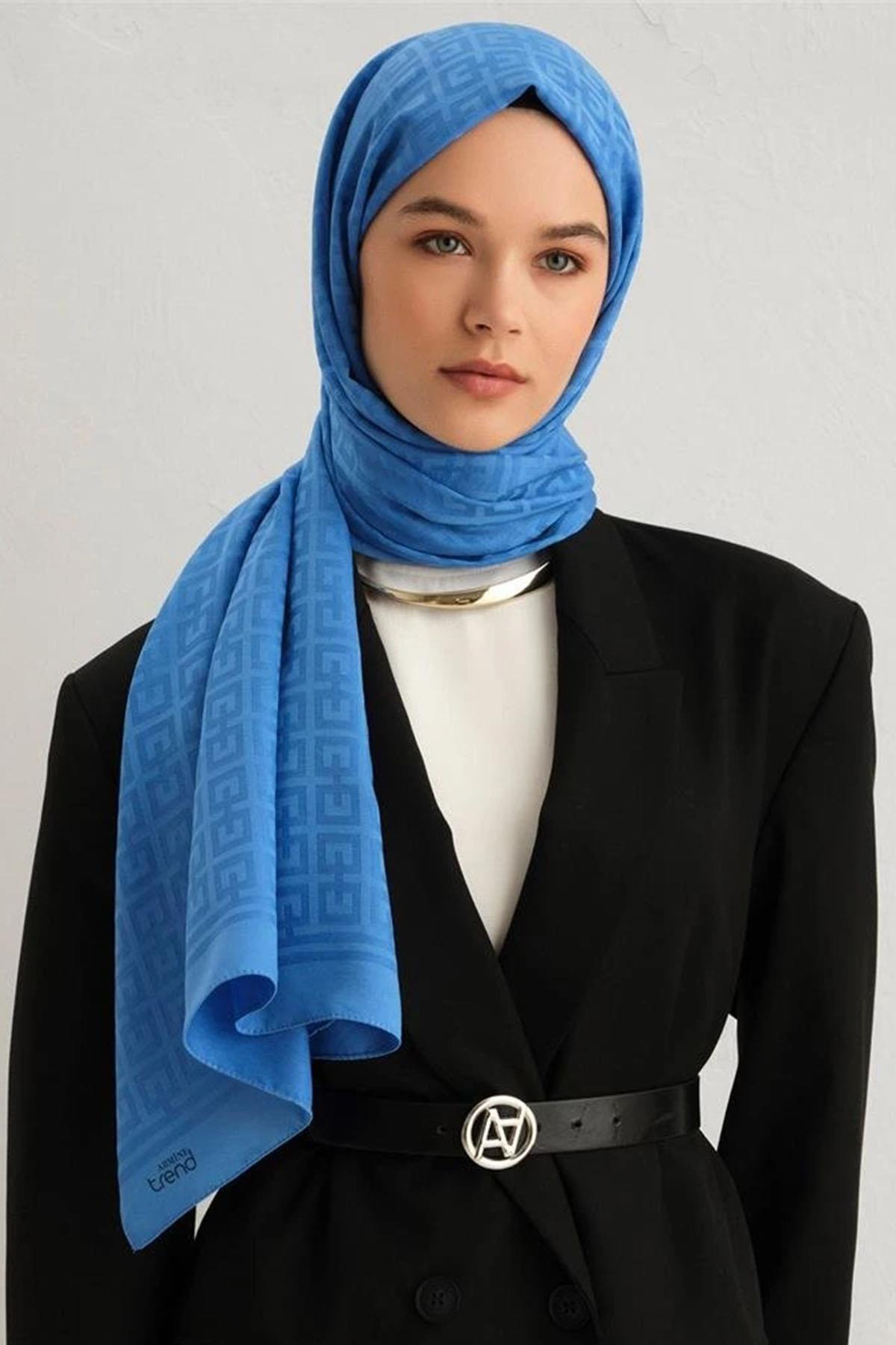 Armine Jakarlı Safir Şal - AT2SFR - 34 - Renk