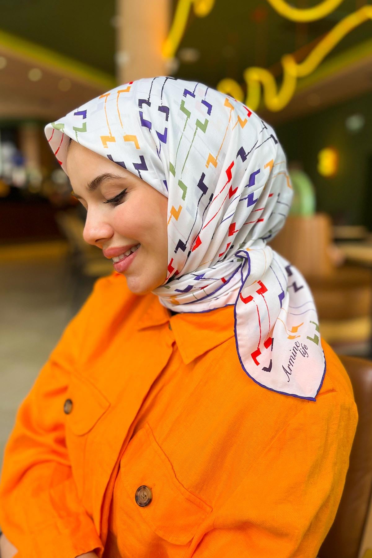 Armine Life Vual Eşarp - İnce Yazlık Kumaş - 10035L-08