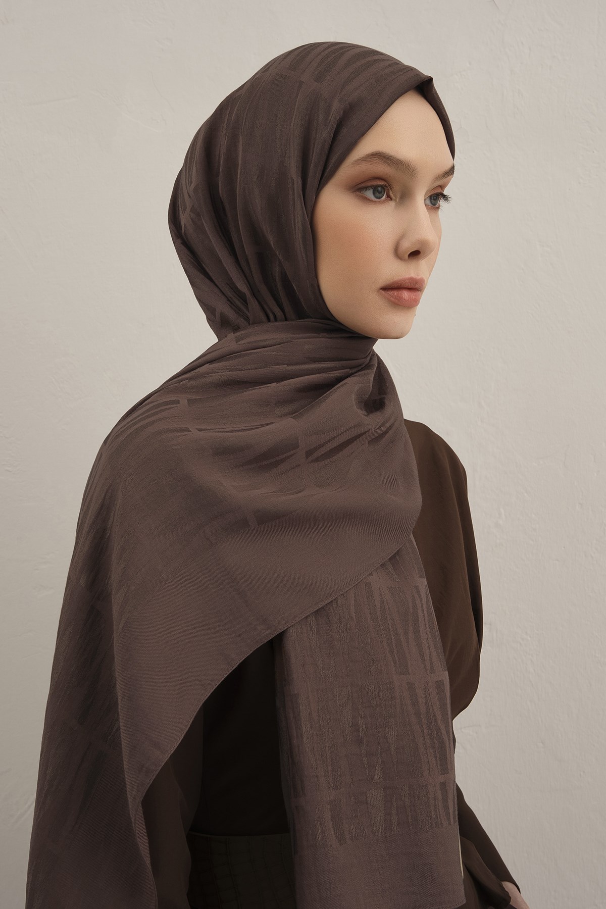 Armine Lyocell Şal - Kibrit Desen - ALY3-11