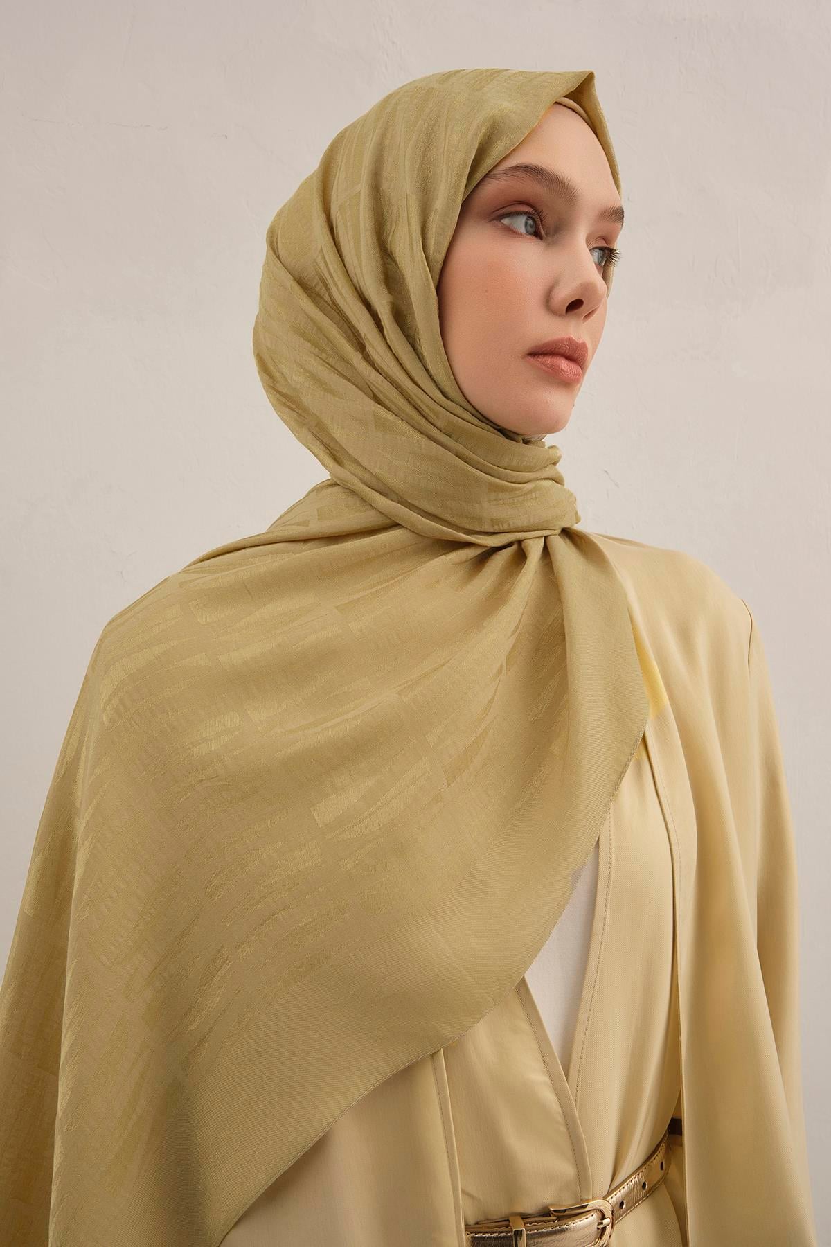 Armine Lyocell Şal - Kibrit Desen - ALY3-70 - 