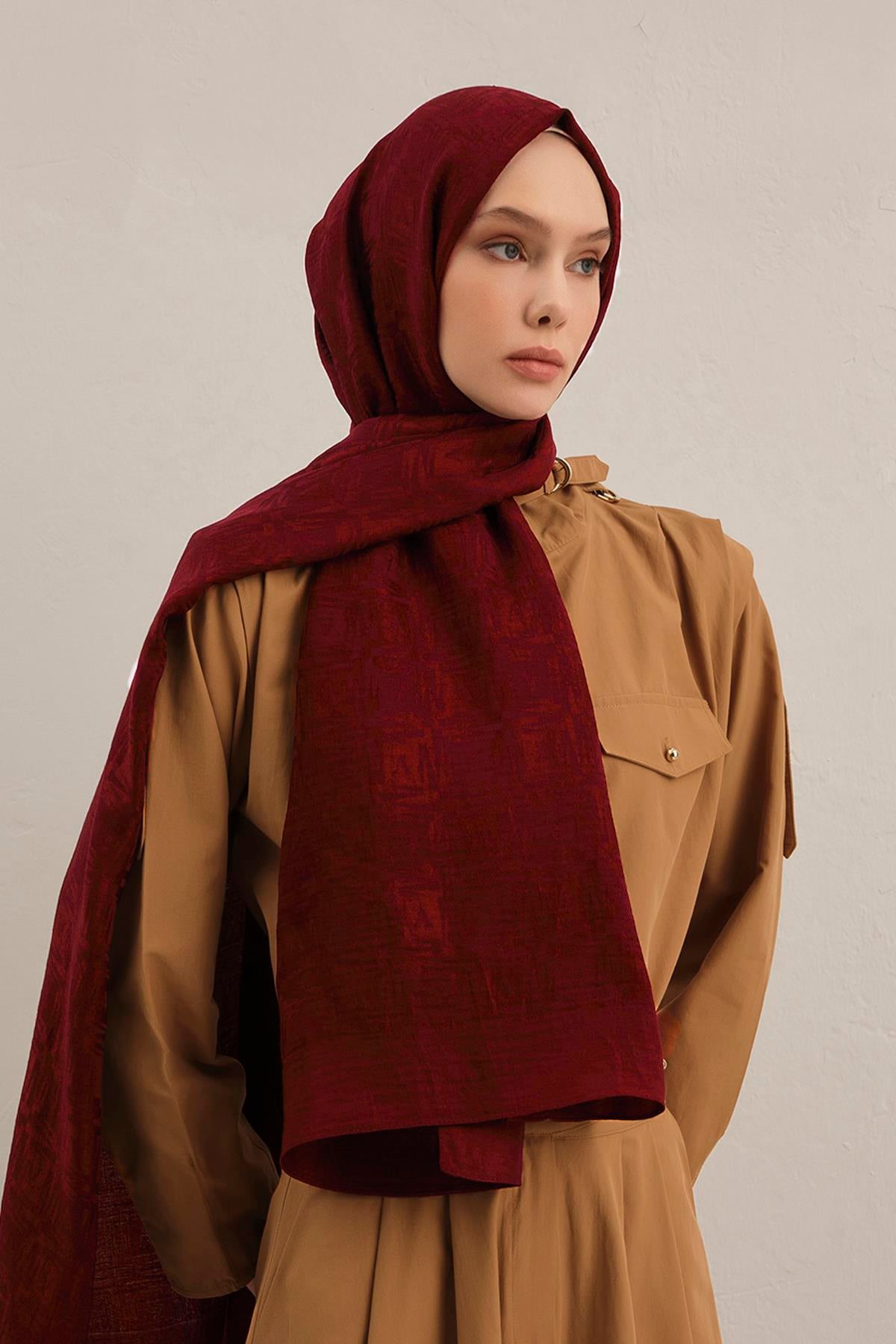 Armine Lyocell Şal - Logo Desen - ALY6-32 - 
