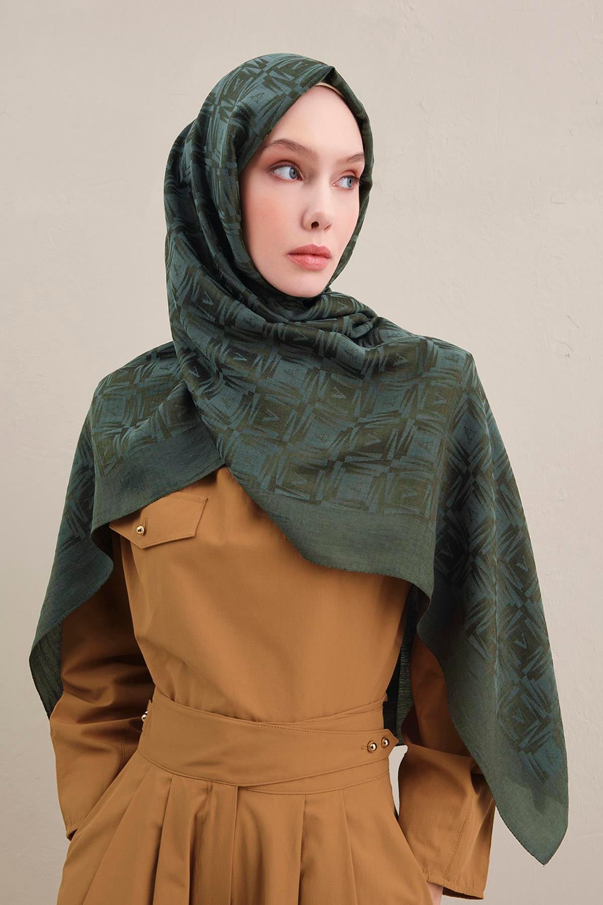 Armine Lyocell Şal - Logo Desen - ALY6-54 - 