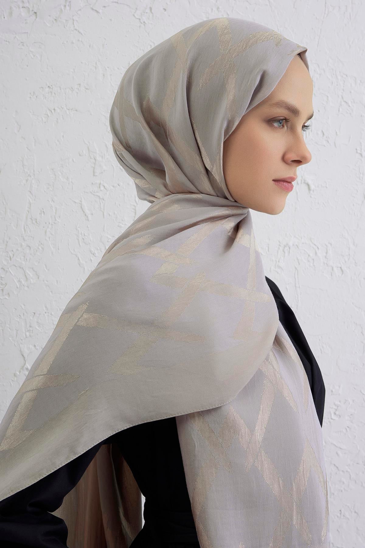 Armine Lyocell Şal - Zikzak Desen - ALY1-07 - 