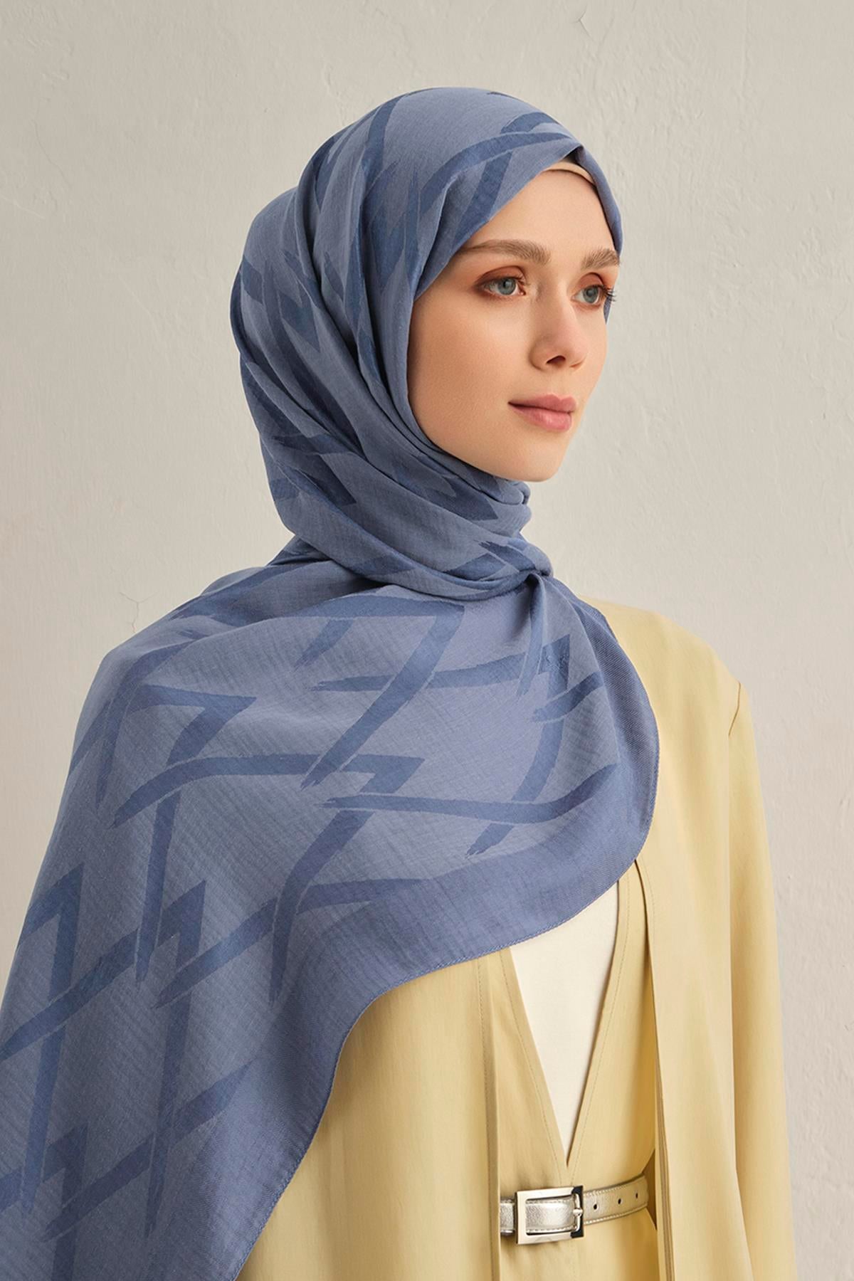 Armine Lyocell Şal - Zikzak Desen - ALY1-26 - 