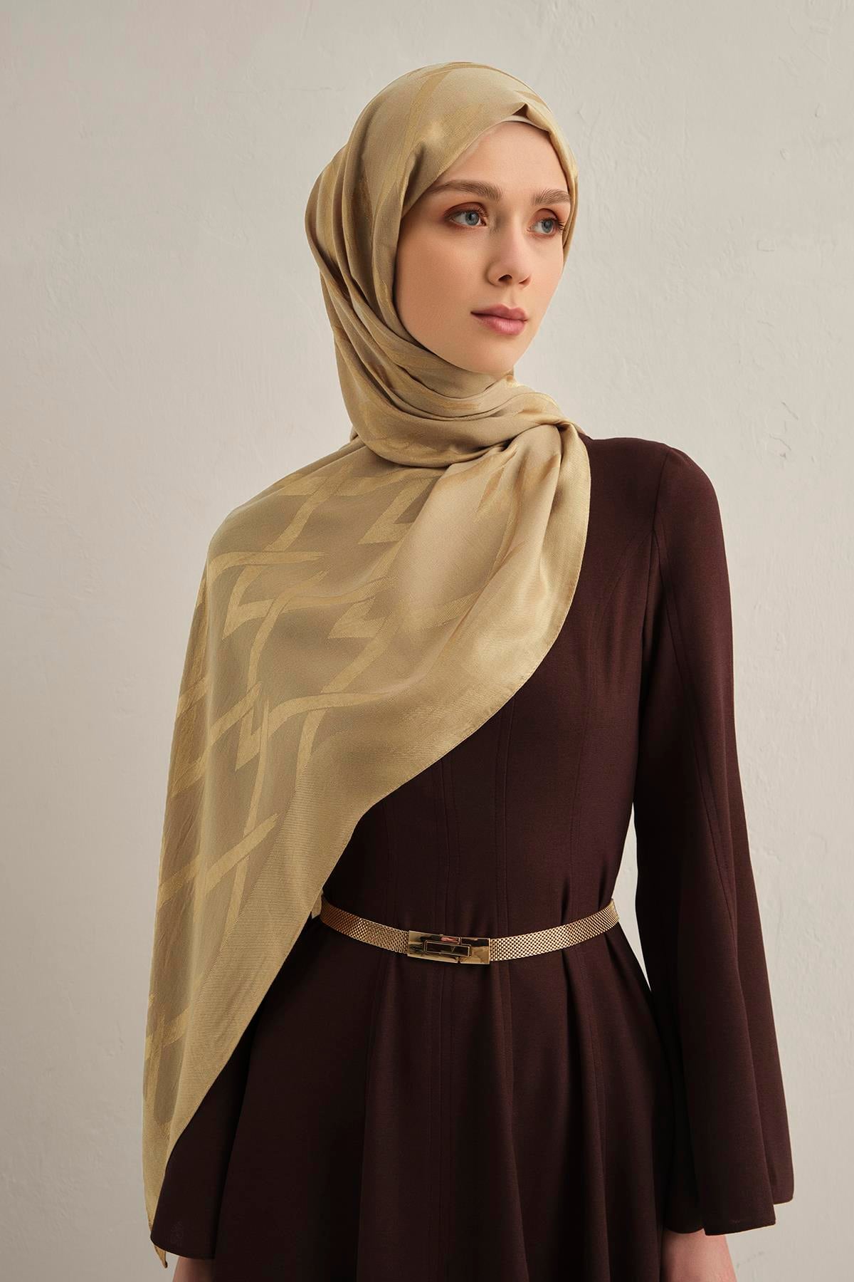Armine Lyocell Şal - Zikzak Desen - ALY1-70 - 