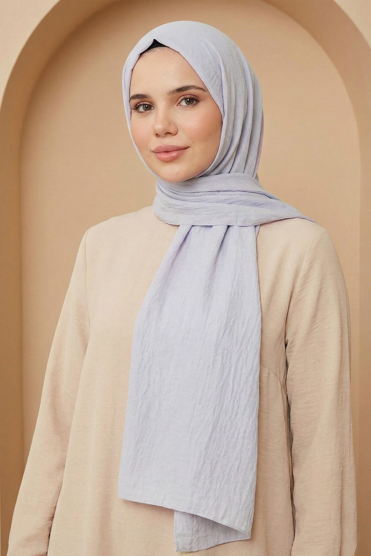 Armine Naturel Soft Şal - 49 - Gri