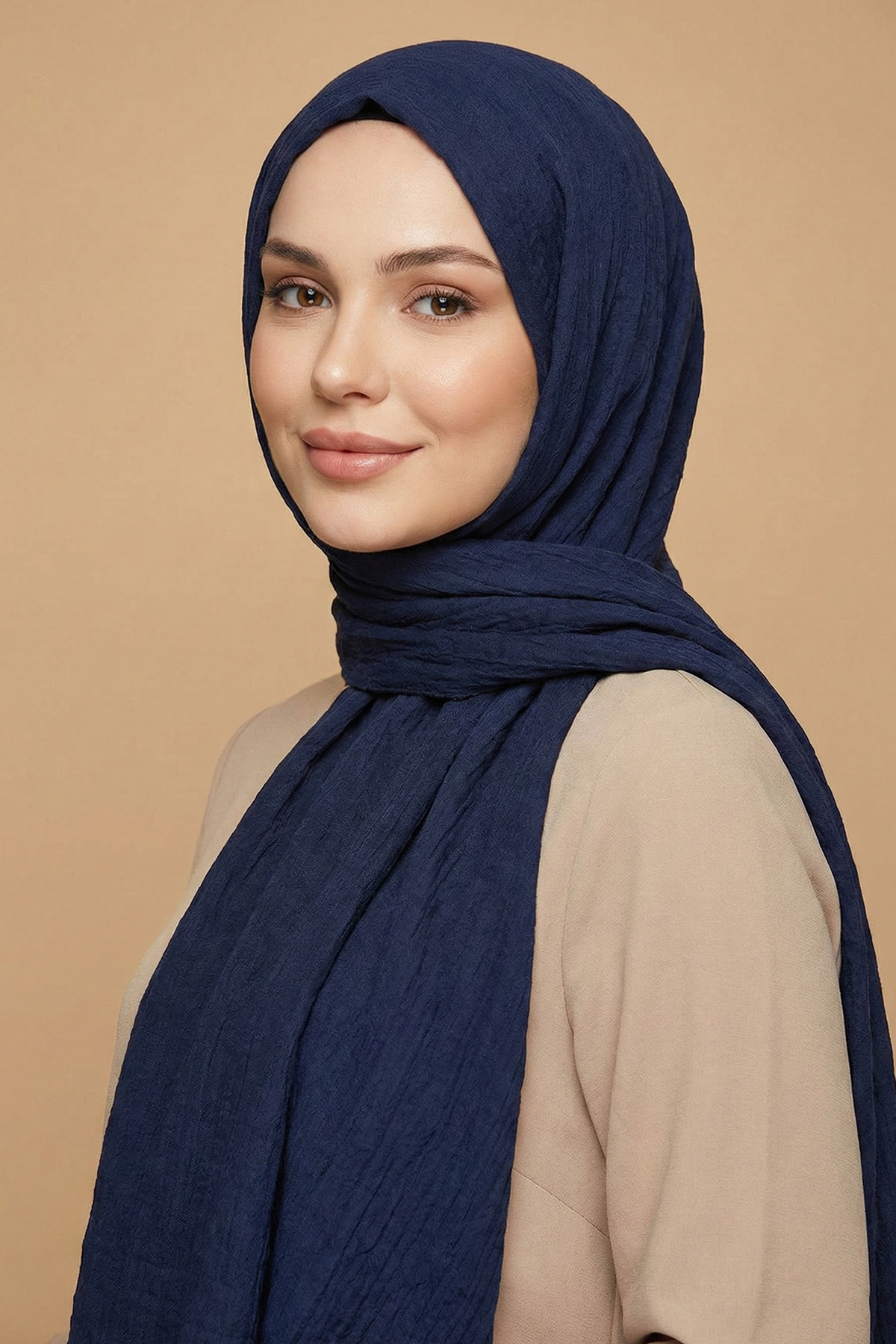 Armine Soft Vual Şal - 40 - Lacivert