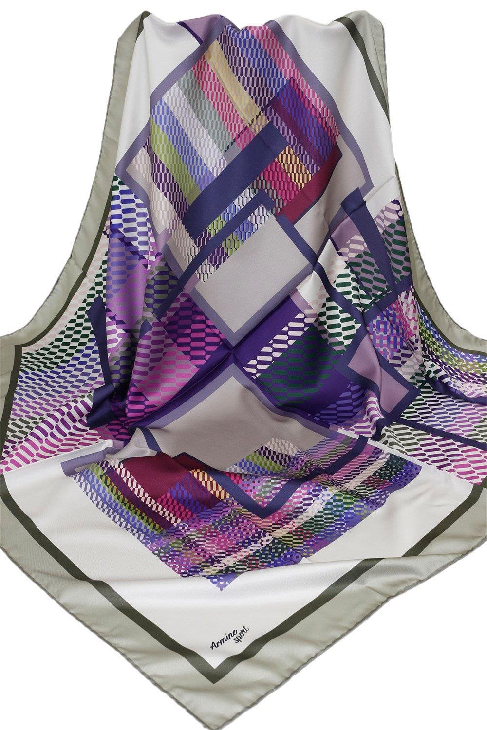 Armine Sport Hafif Defolu Polyester Eşarp - 7485P-32 - C273