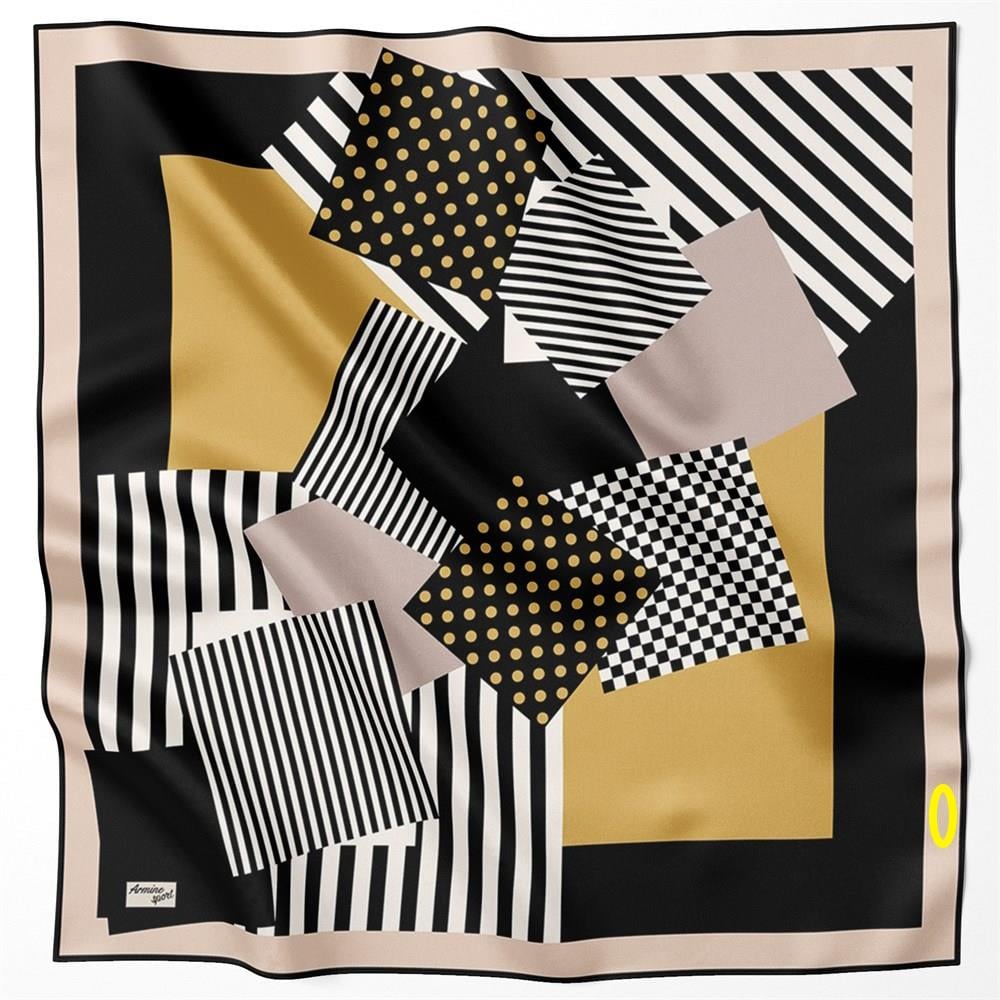 Armine Sport Hafif Defolu Polyester Eşarp - 2066P-01 - B493