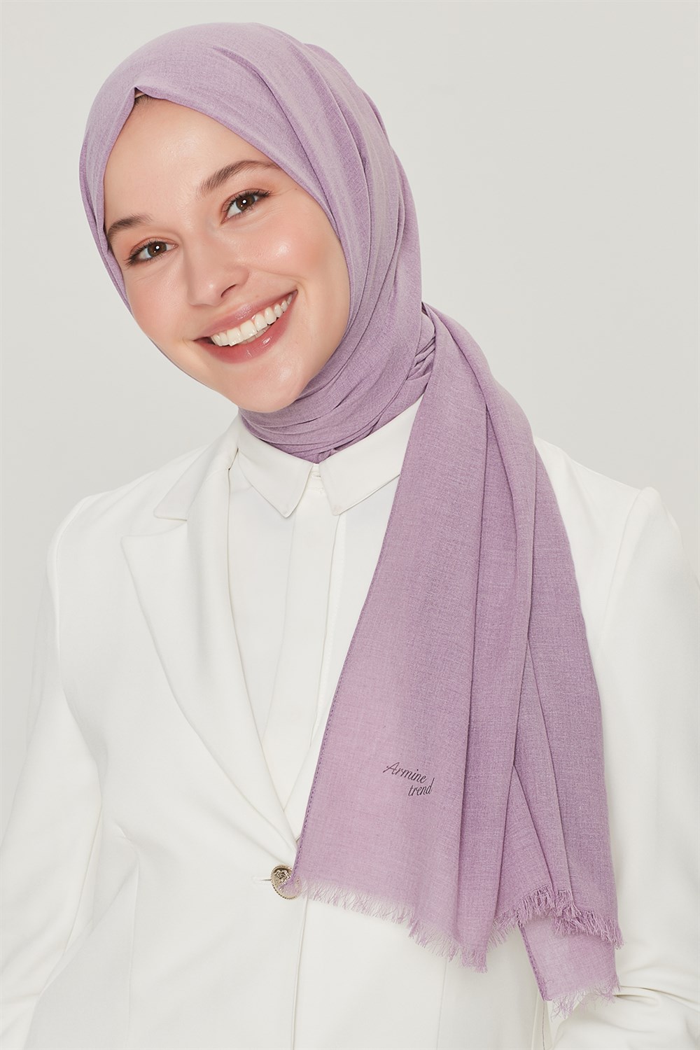 Armine Trend Adalia Şal - Pamuklu - ATSADL-2576 - Lila