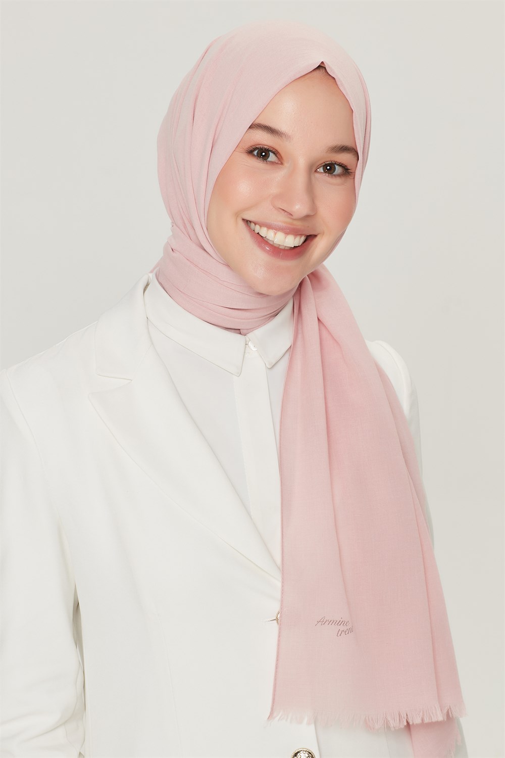 Armine Trend Adalia Şal - Pamuklu - ATSADL-2561 - Açık Pembe