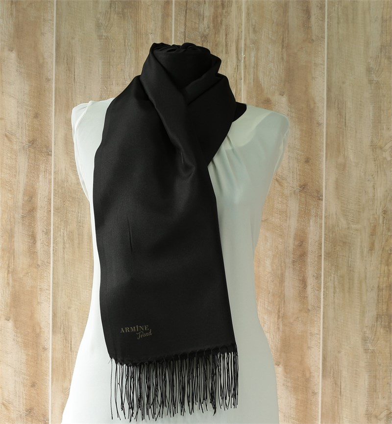Armine Trend Bergamo Şal -BS01 - Siyah