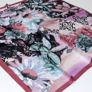 Armine Trend Hafif Defolu Polyester Eşarp - 11419P-03 - D368