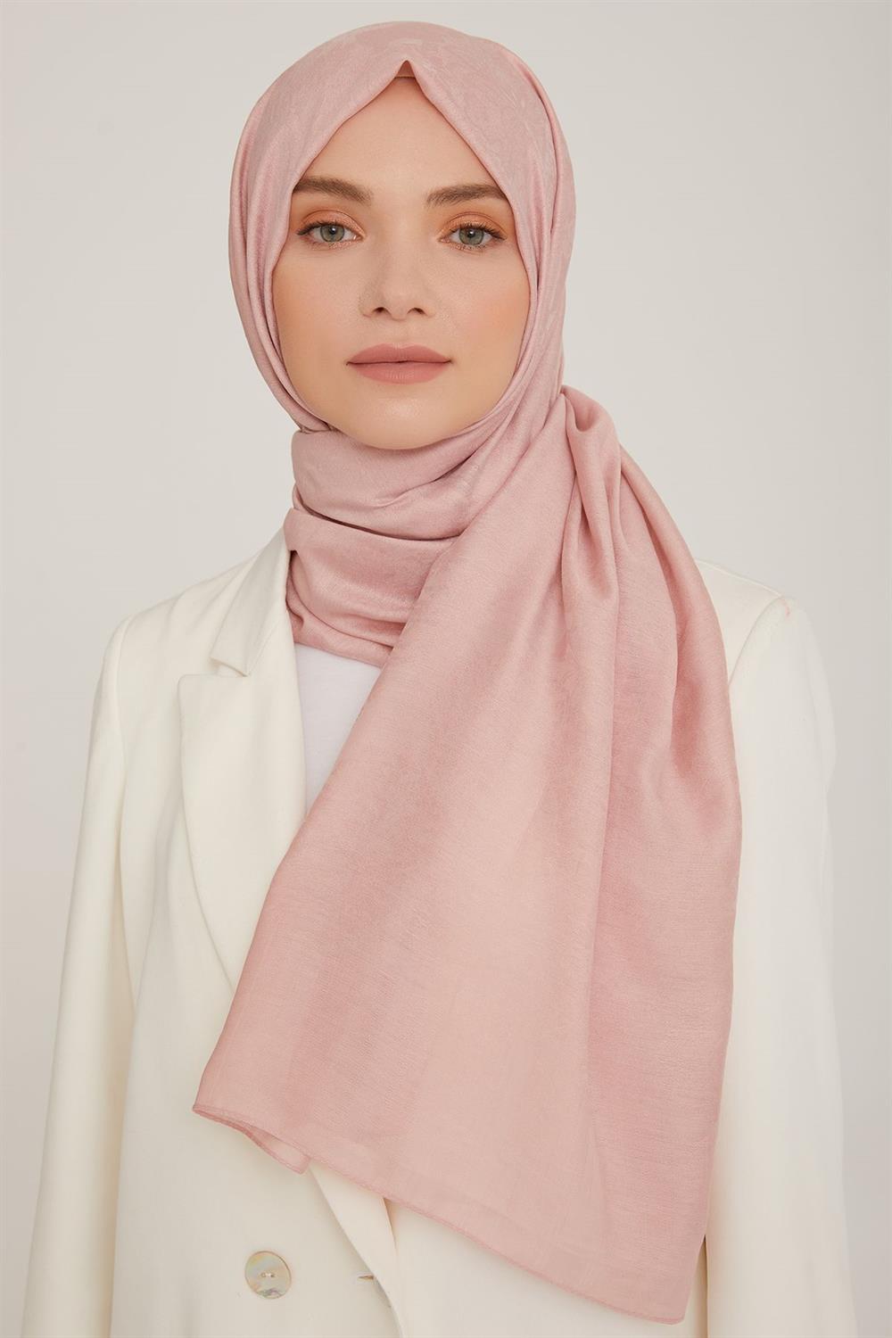 Armine Trend Işıl Şal 1 - Pamuklu - ATS1ISL-469 - Açık Pembe