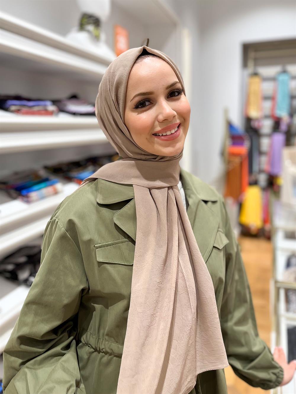 Armine Trend Krinkıl Şifon Şal - ATSKRN-12 - Renk