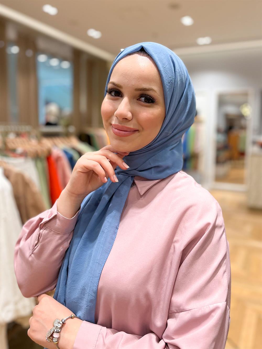 Armine Trend Krinkıl Şifon Şal - ATSKRN-27 - Renk