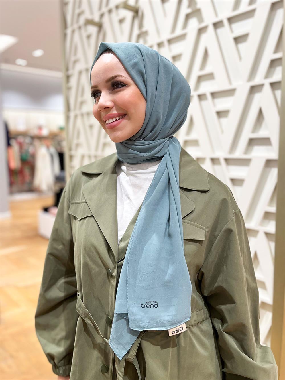 Armine Trend Krinkıl Şifon Şal - ATSKRN-34 - Renk