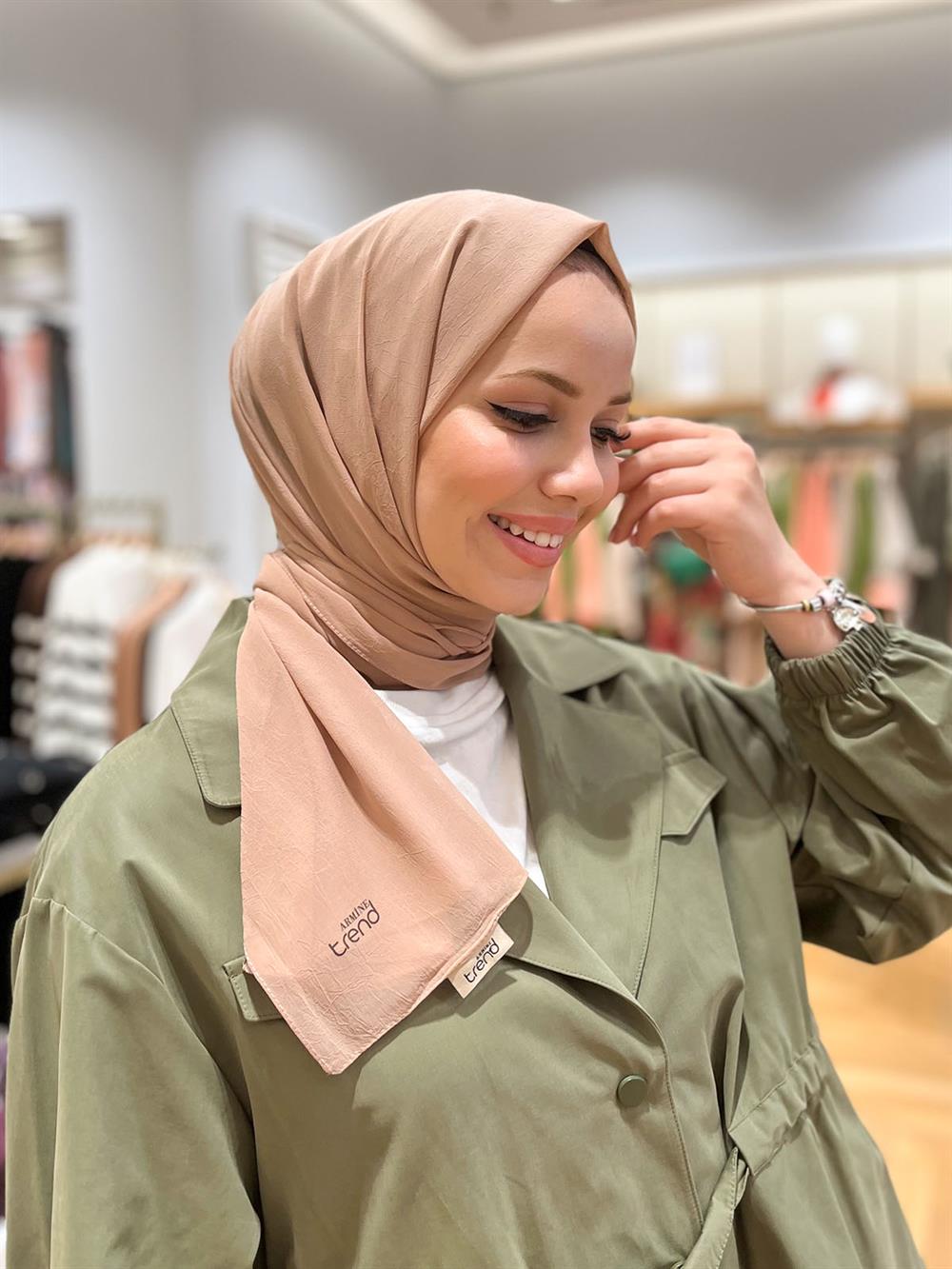 Armine Trend Krinkıl Şifon Şal - ATSKRN-13 - Renk