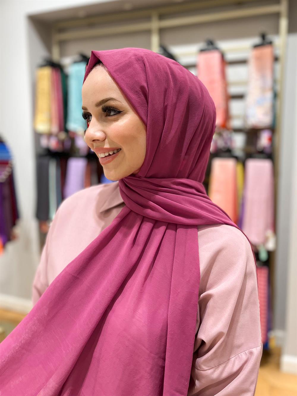 Armine Trend Krinkıl Şifon Şal - ATSKRN-32 - Renk