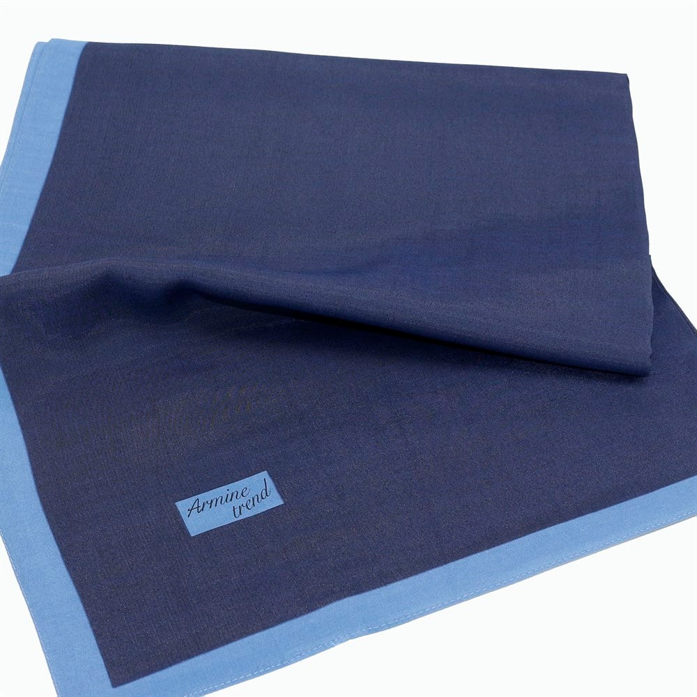 Armine Trend Modal Şal - Lacivert - MD3611-25