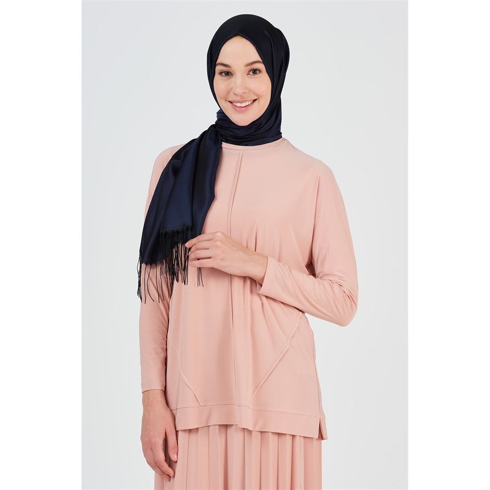 Armine Trend Nergis Şal - Lacivert - ATSN01