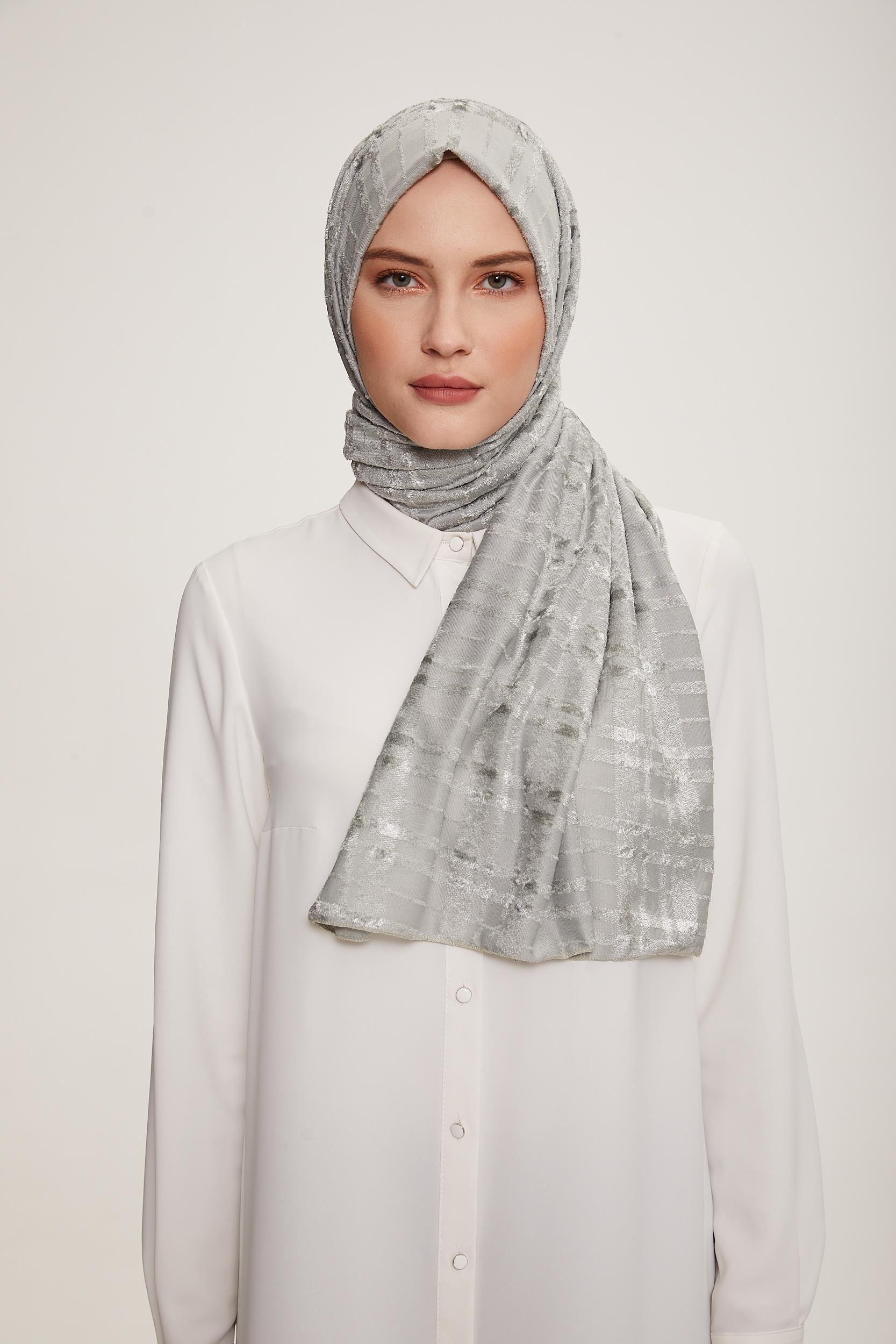 Armine Trend Örme Şal 3 - ATS3OR-08 - Su Yeşili