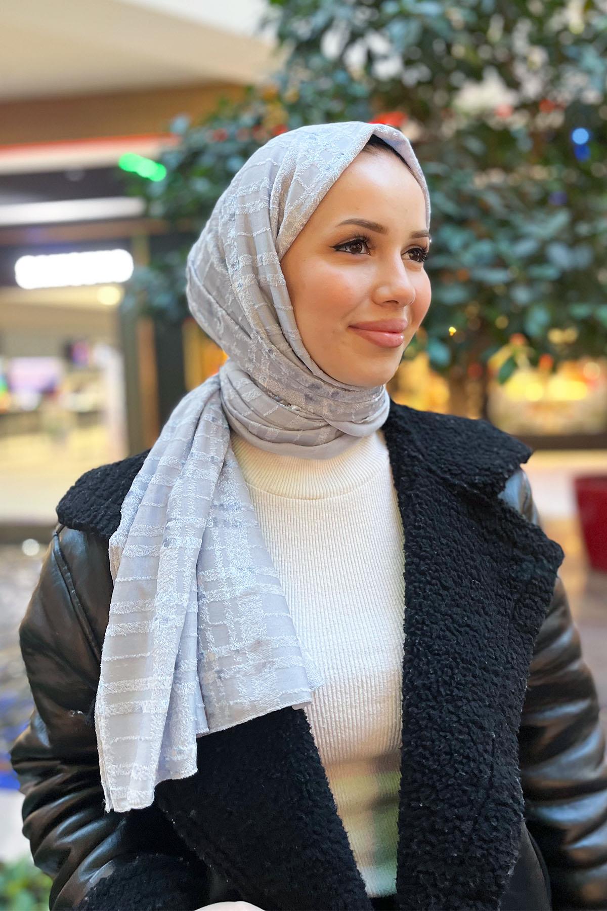 Armine Trend Örme Şal 3 - ATS3OR-09 - Gri