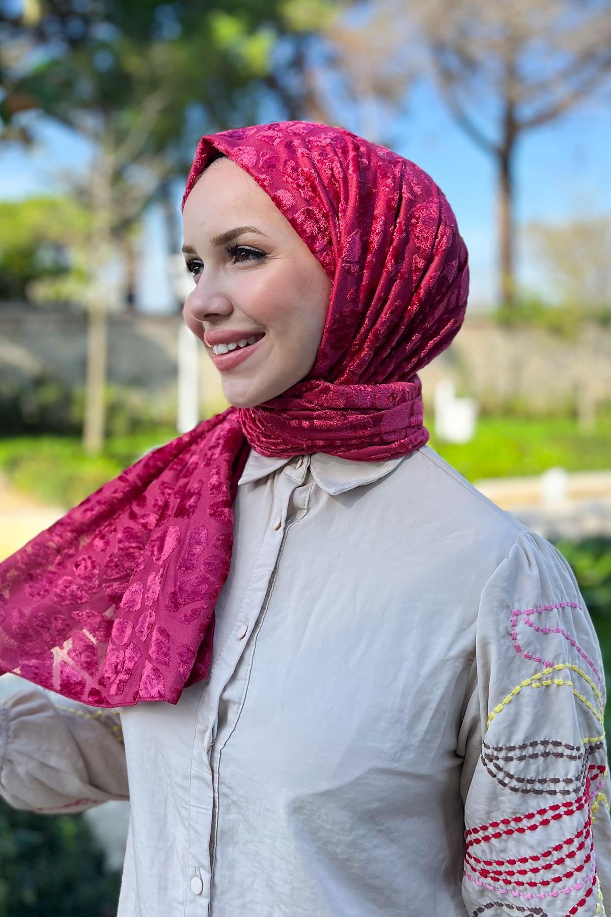 Armine Trend Örme Şal 4 - ATS4OR-07 - Pembe