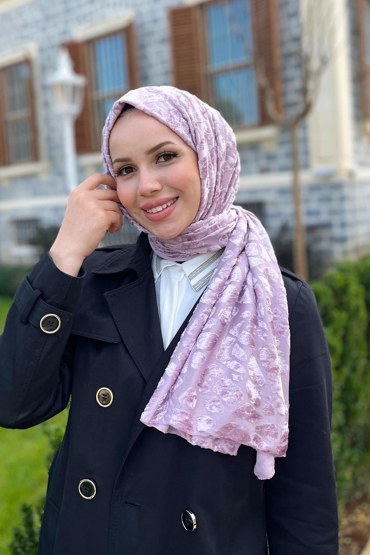 Armine Trend Örme Şal 4 - ATS4OR-10 - Lila