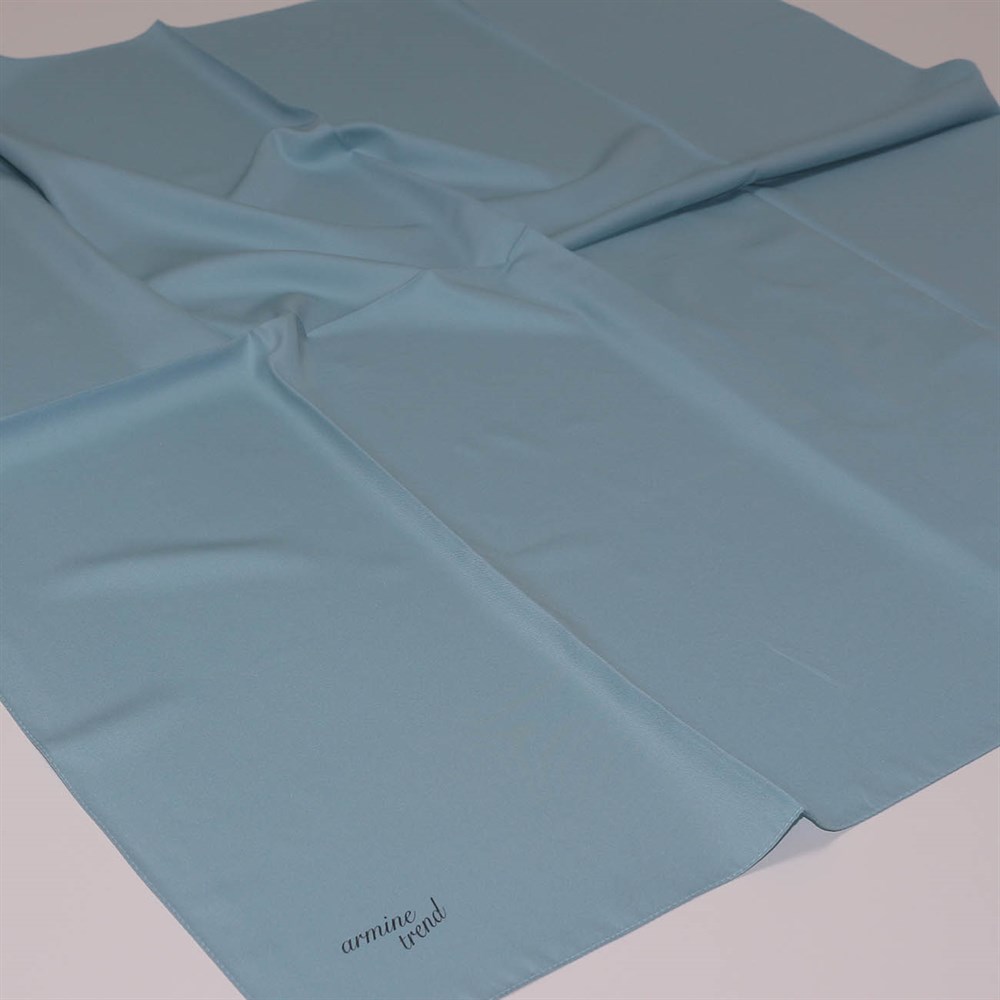 Armine Trend Rayon Poly. Düz Renk Eşarp - 1433 SU YEŞİLİ - Tivil