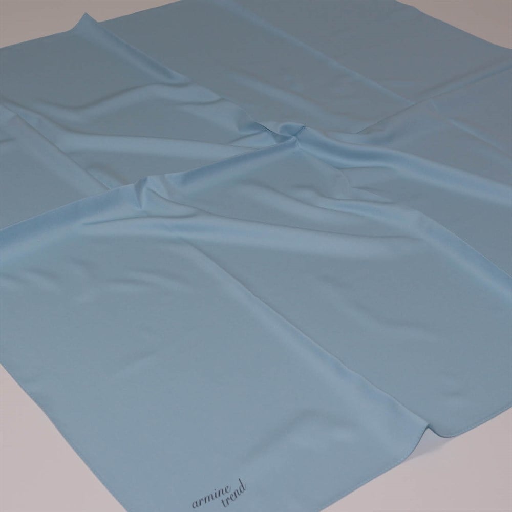 Armine Trend Rayon Poly. Düz Renk Eşarp - 142 U.MAVİ - Tivil