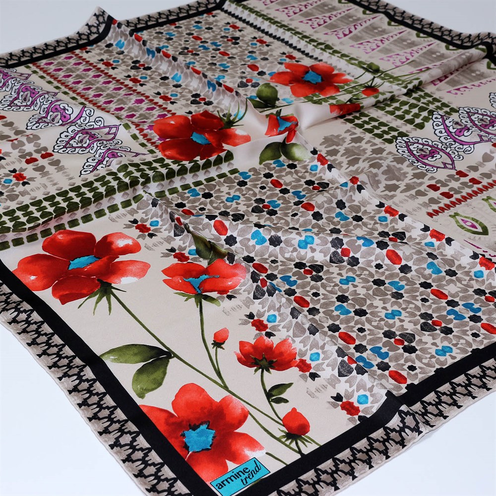 Armine Trend Rayon Poly. Eşarp - 12108P 03 - Tivil