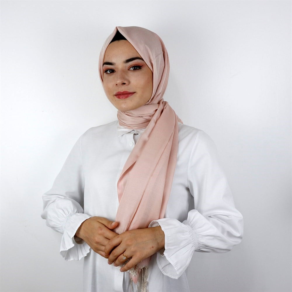 Armine Trend Silk Touch Şal  - 17 - Toz Pembe